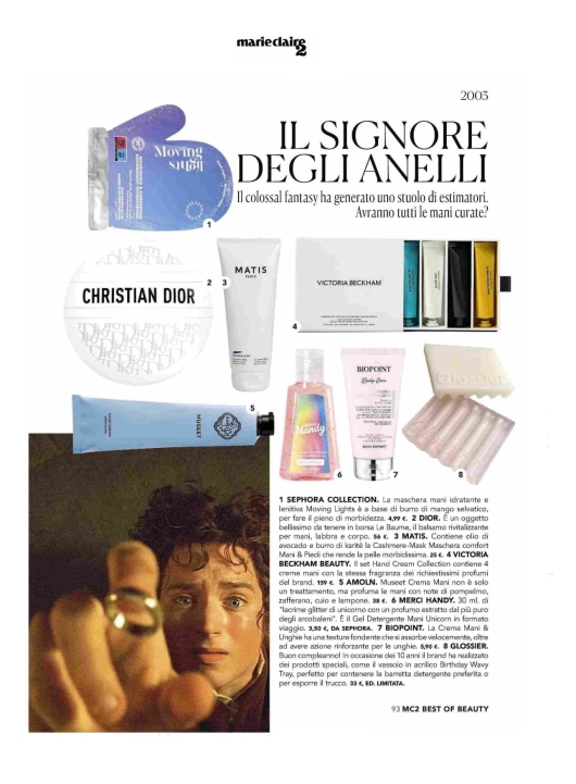 Amoln su Marie Claire 1 Dicembre 2024